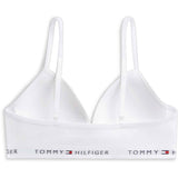 Tommy Hilfiger White-White Cotton Fixed Foam Bra