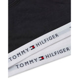 Tommy Hilfiger White / Black-Orange 2-Pack Cotton Bralette