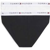 Tommy Hilfiger White / Black-Orange 2-Pack Cotton Bikini