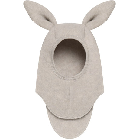 Huttelihut Camel Melange Balaclava Ears Wool Fleece