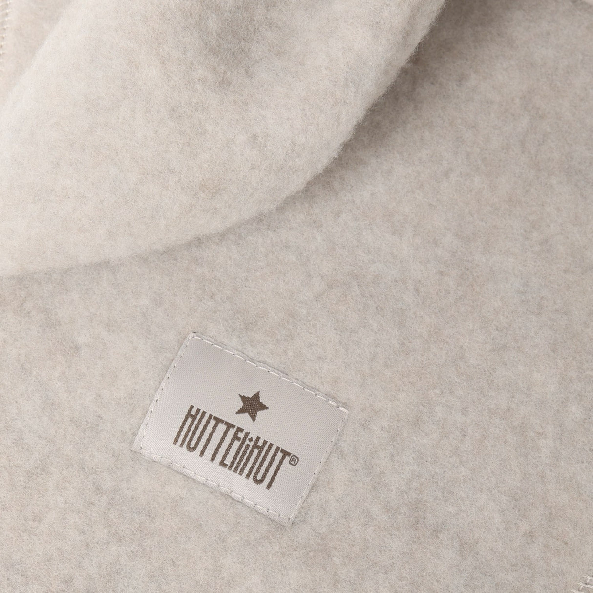 Huttelihut Camel Melange Balaclava Ears Wool Fleece