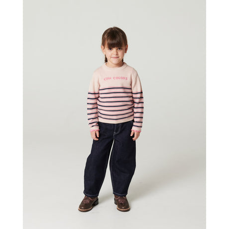 COPENHAGEN COLORS Raw Denim Organic Balloon Denim Pants W. Hearts Back Pockets