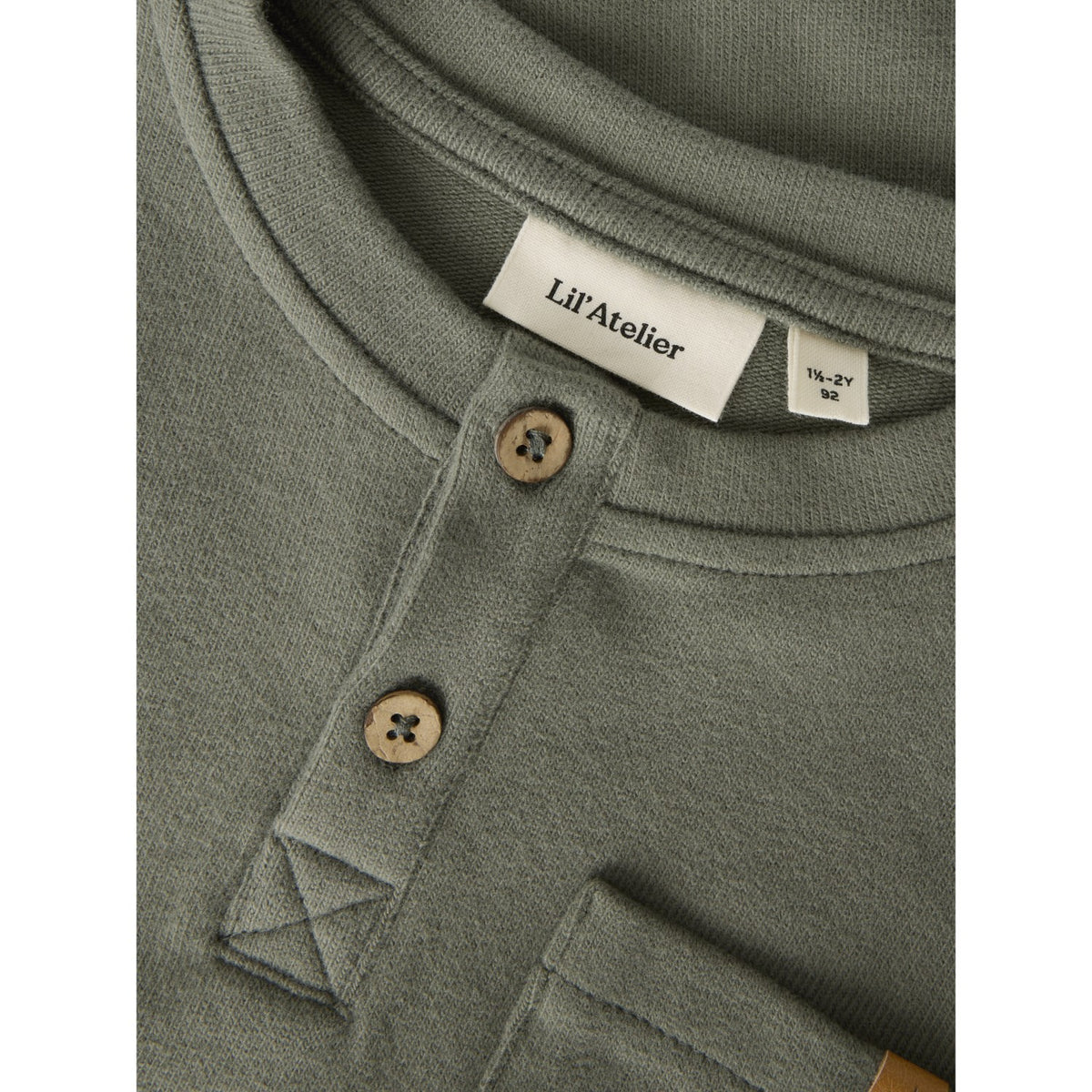 Lil'Atelier Mulled Basil Nmmsoleima Ls Loose Sweat Lil