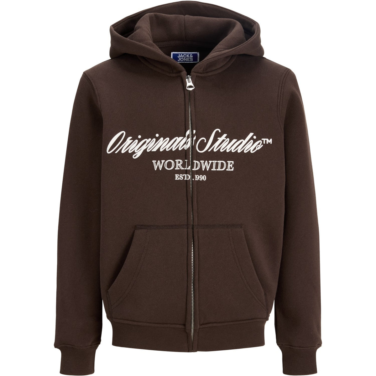 Jack & Jones Junior Java Jornorrebro Front Sweat Zip Hood Jnr