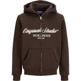 Jack & Jones Junior Java Jornorrebro Front Sweat Zip Hood Jnr