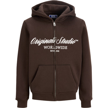Jack & Jones Junior Java Jornorrebro Front Sweat Zip Hood Jnr