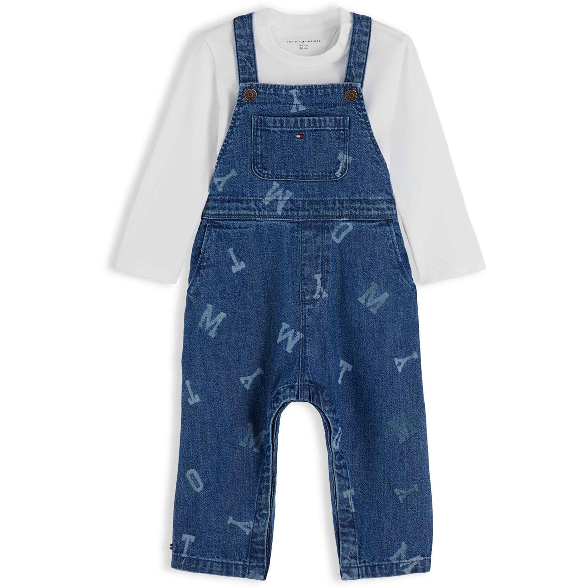 Tommy Hilfiger Denim Medium 01-Blue Denim Dungaree Set