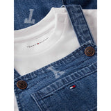 Tommy Hilfiger Denim Medium 01-Blue Denim Dungaree Set