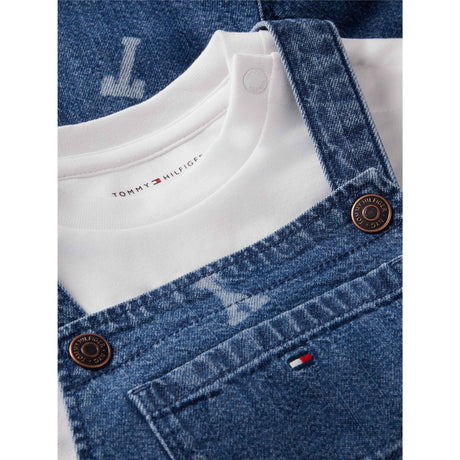 Tommy Hilfiger Denim Medium 01-Blue Denim Dungaree Set