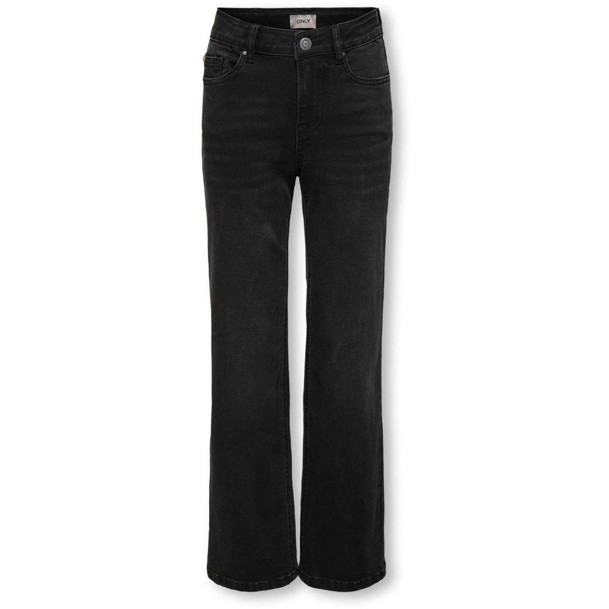 kids ONLY Washed Black Kogjuicy-Wauw Hw Wide Dnm Gua006 Noos