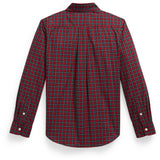 Polo Ralph Lauren #B7457 Red Green Multi Sport Shirt