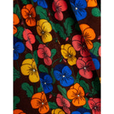 Mini Rodini Multi Violas AOP Velour Dress