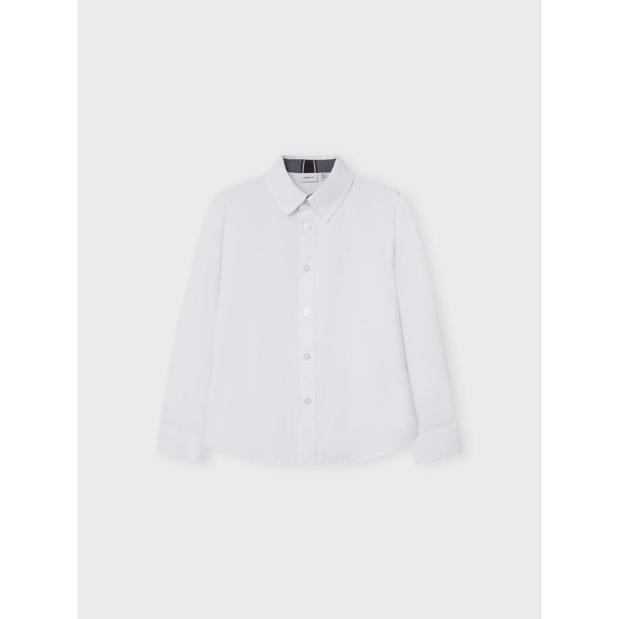 Name It Bright White Nkmnewsa Ls Shirt Noos