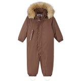 Reima Umber Brown-Brown Gotland Winter Overall