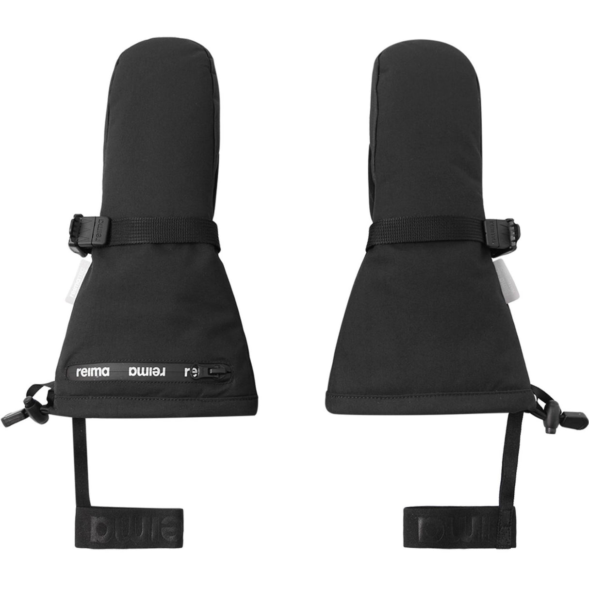 Reima Black-Black Snoukka Mittens