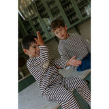 Fliink Coffee Bean / Sandshell Alvin Stripe Pants