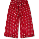 Fliink Red Bud Dot Dolly Dot Ruffle Pants