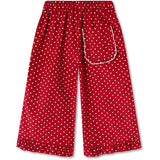 Fliink Red Bud Dot Dolly Dot Ruffle Pants