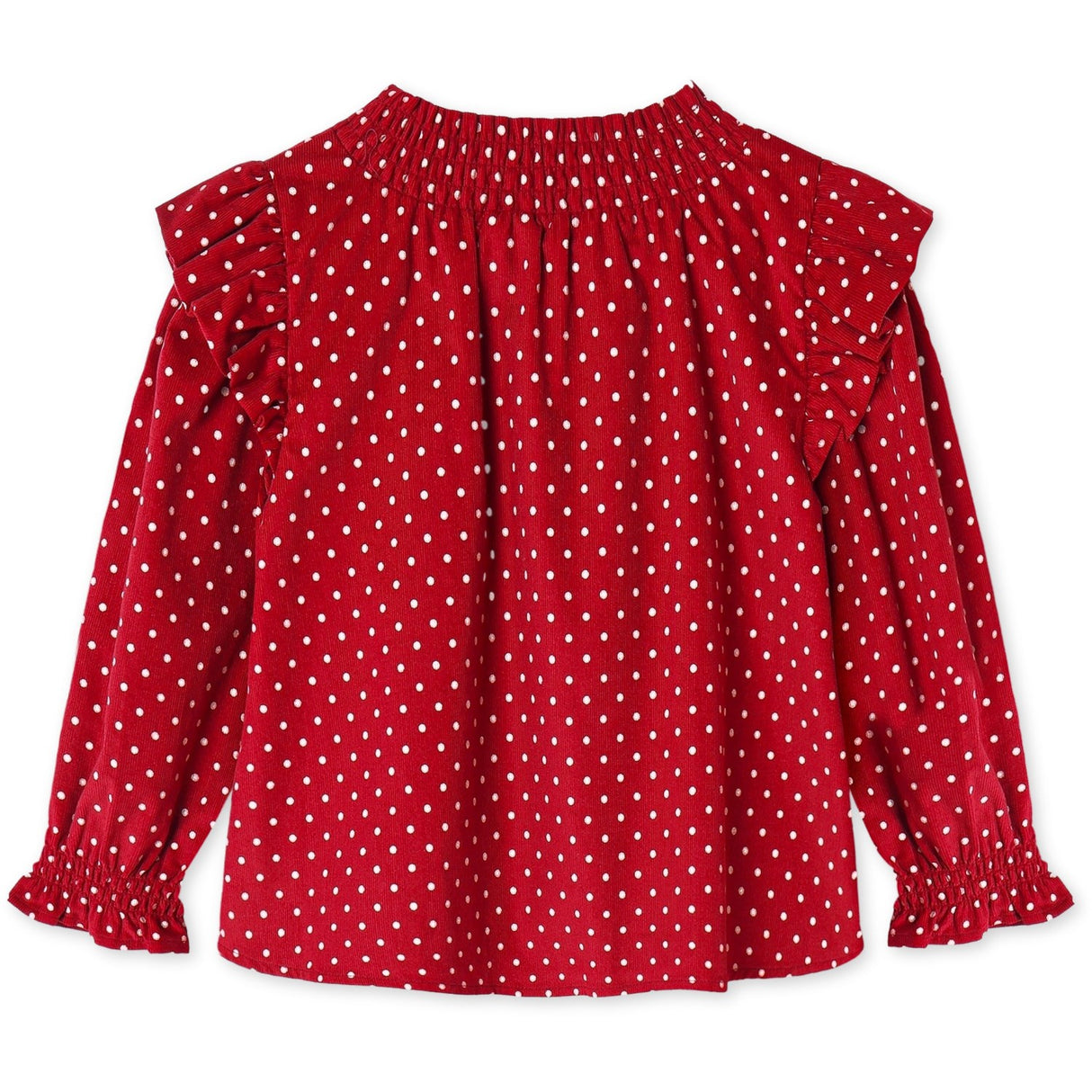 Fliink Red Bud Dot Dolly Dot Blouse