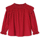 Fliink Red Bud Dot Dolly Dot Blouse