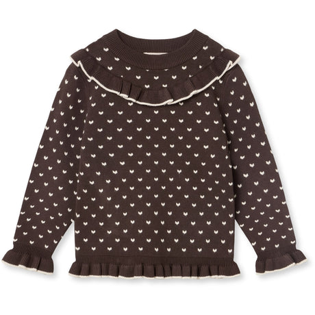 Fliink Coffee Bean / Sandshell Fame Contrast Blouse