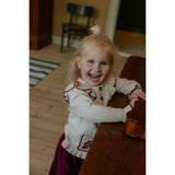 Fliink Sandshell Nova Embr. Ruffle Cardigan