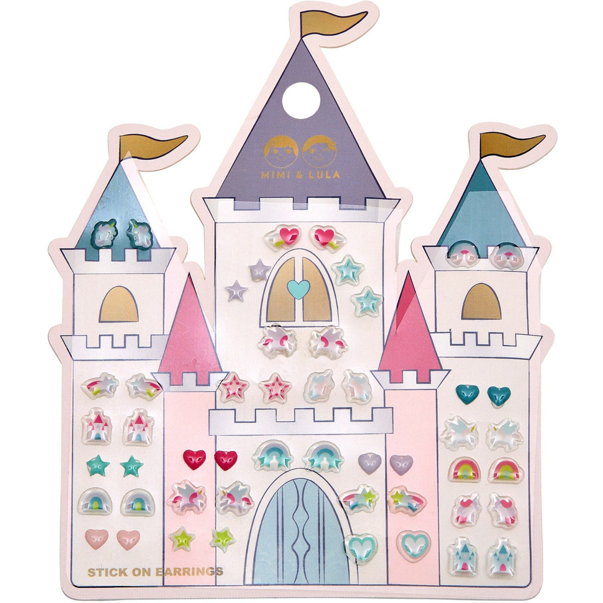 Mimi & Lula Ørestickers 25 Par - Rainbow Castle