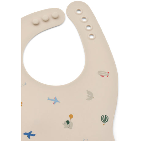 LIEWOOD Flying / Sandy Ember Printed Bib 2-pack