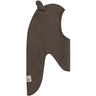 Huttelihut Brown Melange Balaclava Ears Cotton Fleece