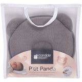 Candide Grey Panda Baby Pillow