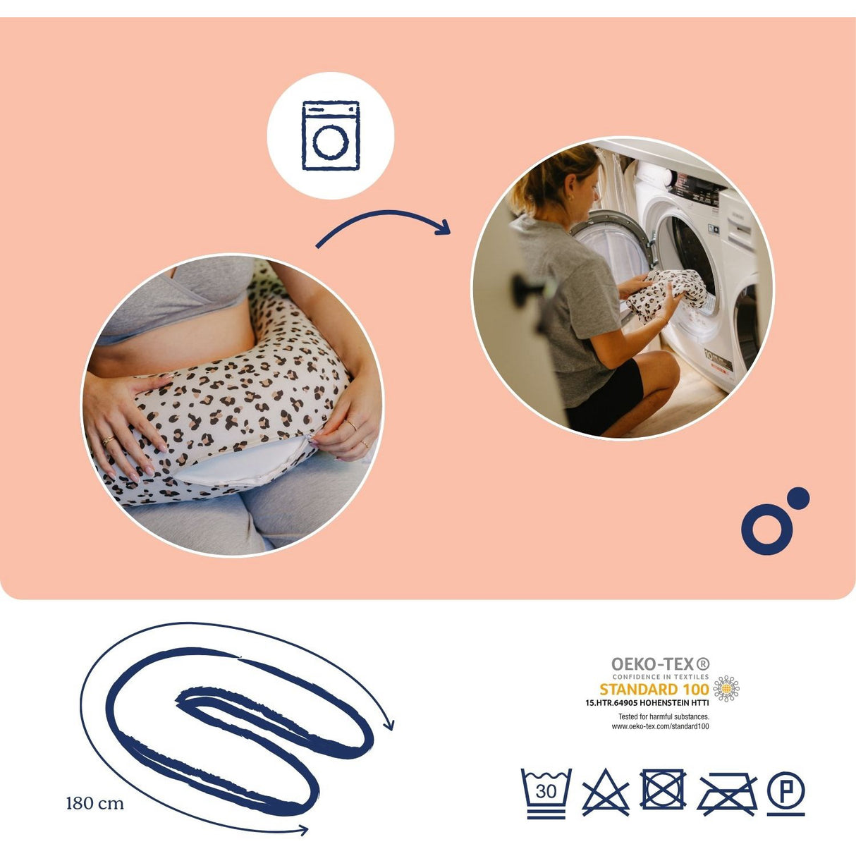 Doomoo Leopard Nursing & Pregnancy Pillow