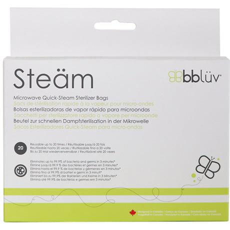 bblüv Transparent Reusable Sterilization Bags