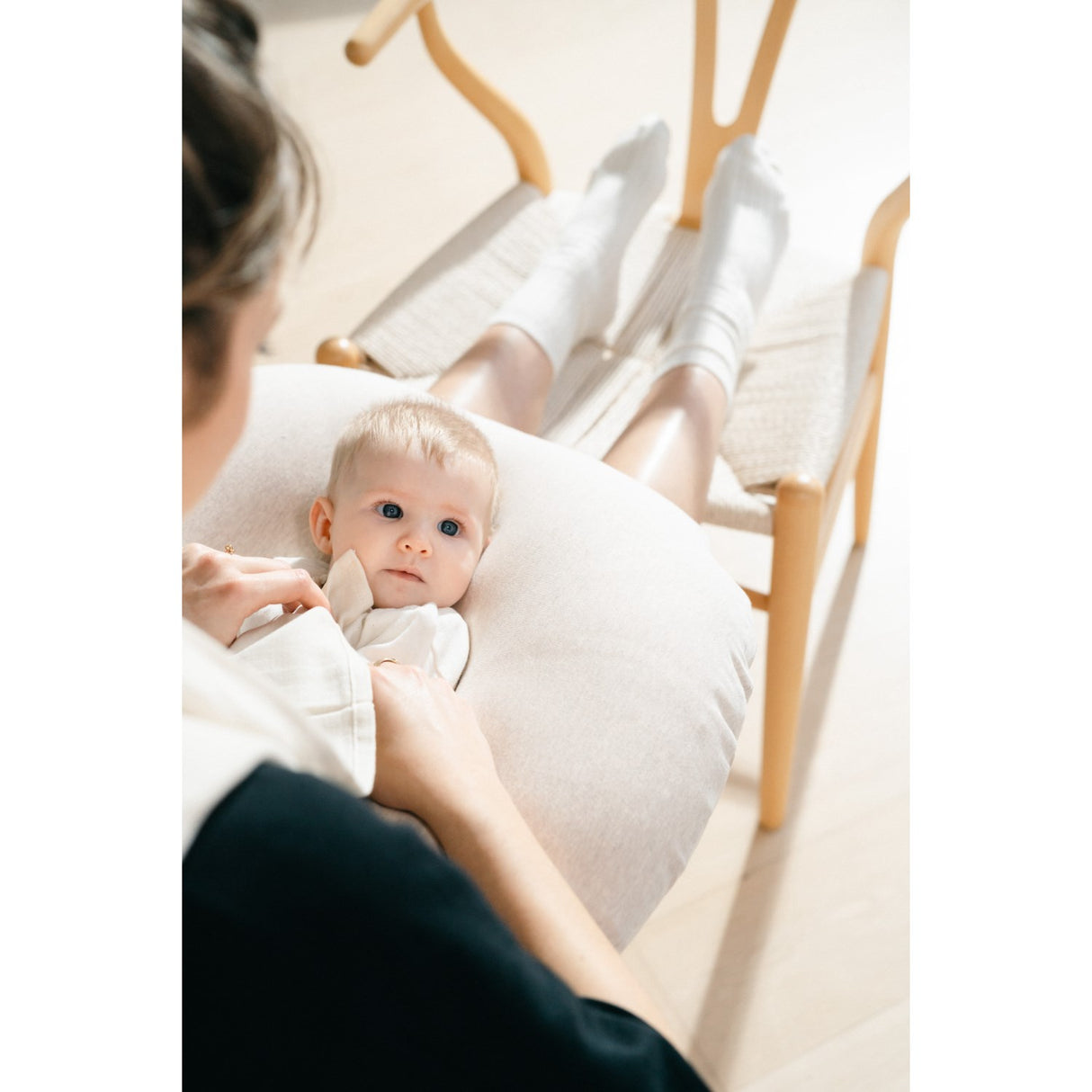 Doomoo Melange Sand Nursing Pillow