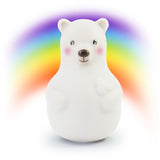Pabobo White Bear Night Light With Colour Sensor