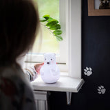 Pabobo White Bear Night Light With Colour Sensor