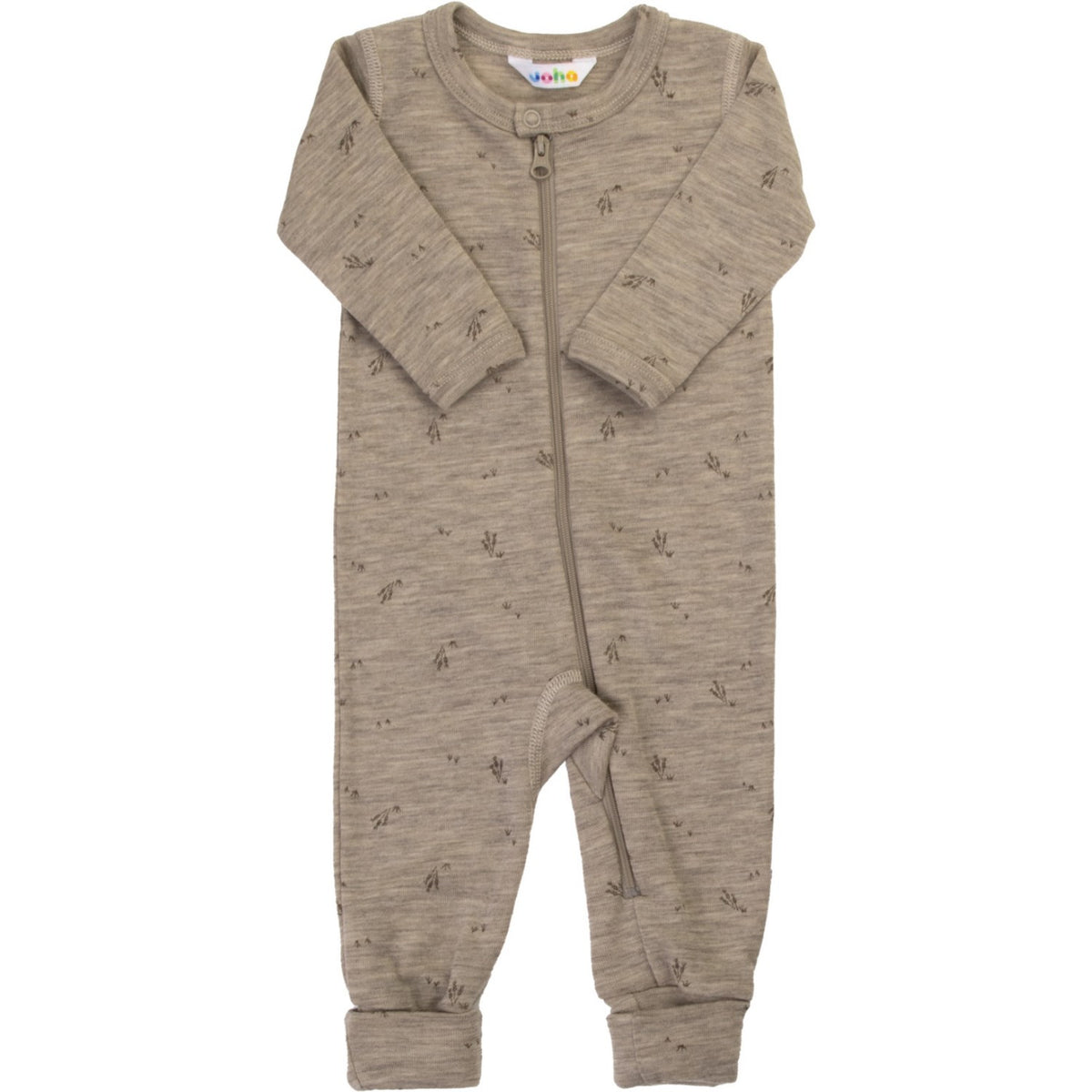 Joha Beige Mel. Jumpsuit With 2In1 Foot