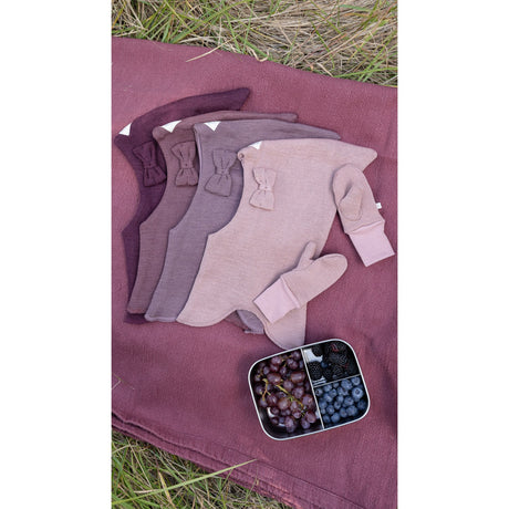 Racing Kids Burgundy Nisse Balaclava With Bow
