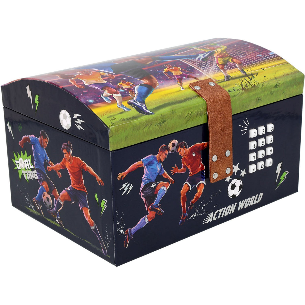 Dino World + Action & Fun Skattekiste With Code, Light & Sound