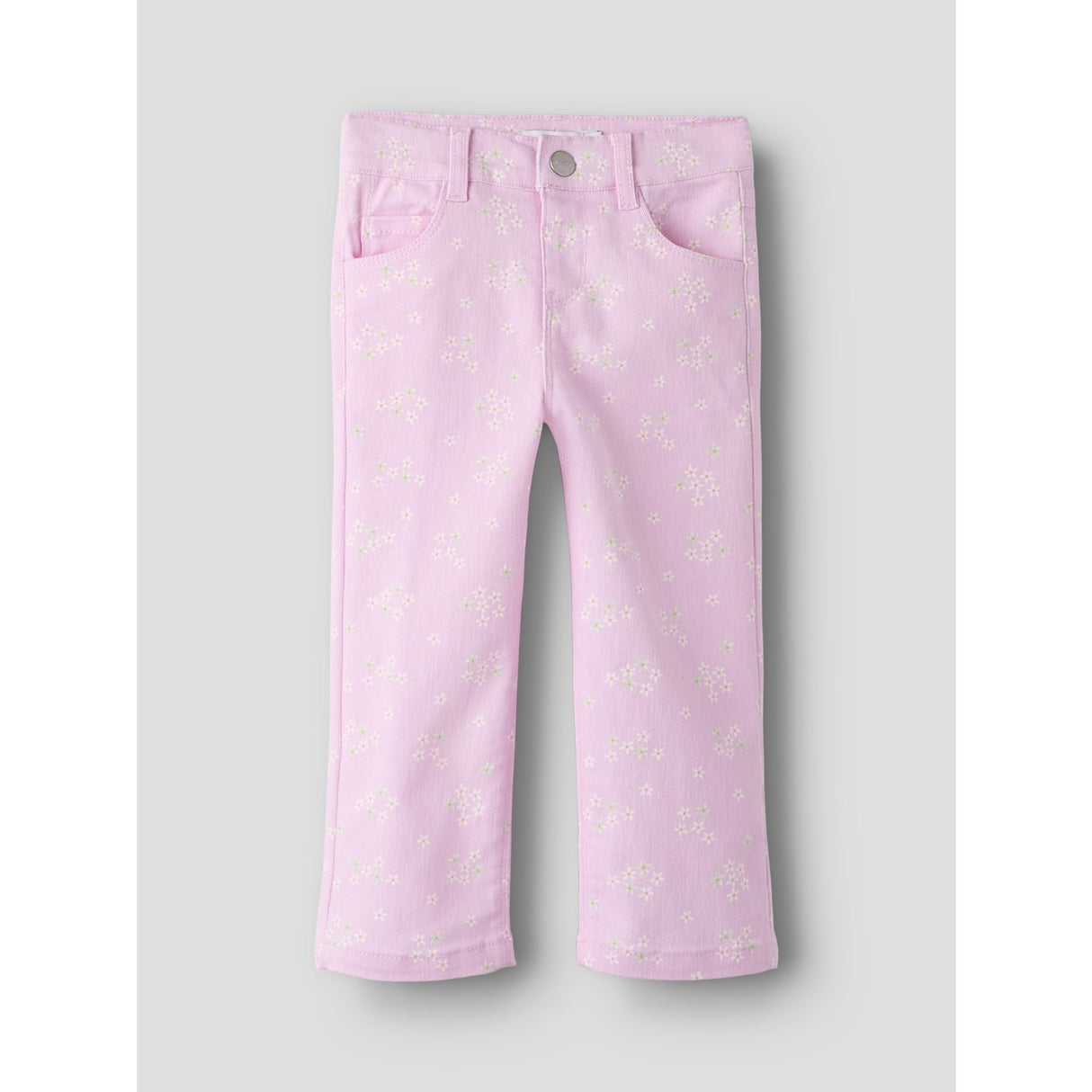 Name It Pirouette Flower Nmfrose Straight Twill Pants 3217-Yf