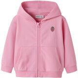Name It Pink Drink Glitter Strawberry Nmfvalonny Ls Nreg Swe Card Wh Unb