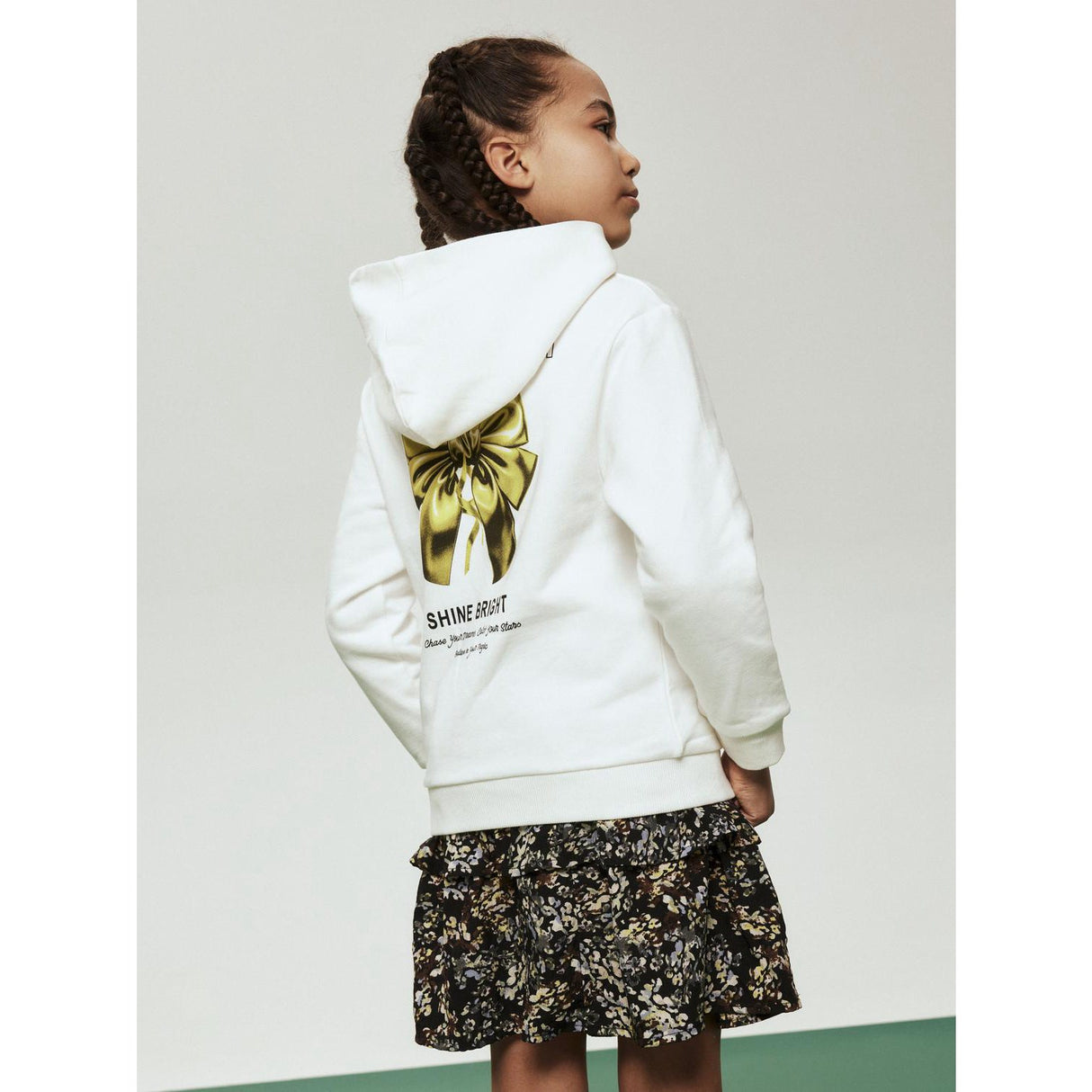 Name It Cloud Dancer Nkfthelma Ls Nreg Sweat Wh Bru Box