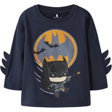 Name It Navy Blazer Nmmolej Batman Ls Nreg Top Box Wab