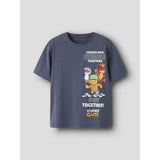 Name It Vintage Indigo Nkmmini Stumbleg Ss Nreg Top Box Sky