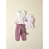 Name It Cloud Dancer Nbfficherry Scarf Bib
