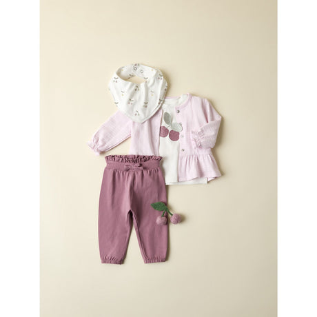 Name It Cloud Dancer Nbfficherry Scarf Bib