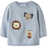 Name It Blue Fog Nbmhaps Ls Knit