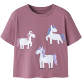 Name It Mesa Rose Unicorns Nmfvelda Ss Nreg Top
