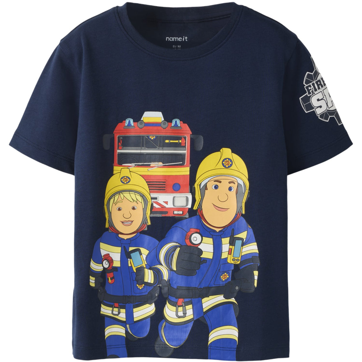 Name It Navy Blazer Nmmarson Fireman Ss Nreg Top Box Mat