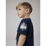 Name It Navy Blazer Nmmarson Fireman Ss Nreg Top Box Mat