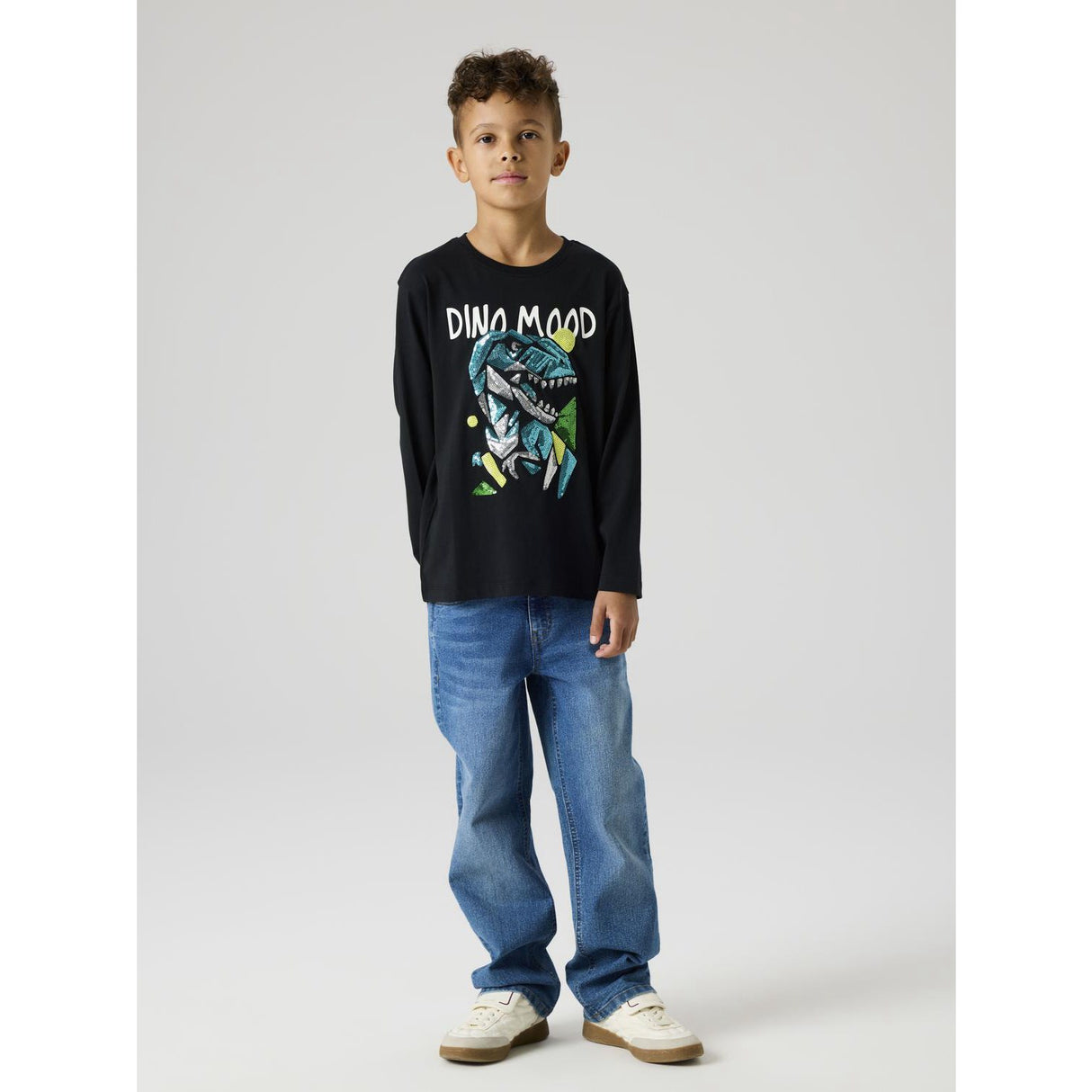 Name It Black Nkmdorak Ls Nreg Top